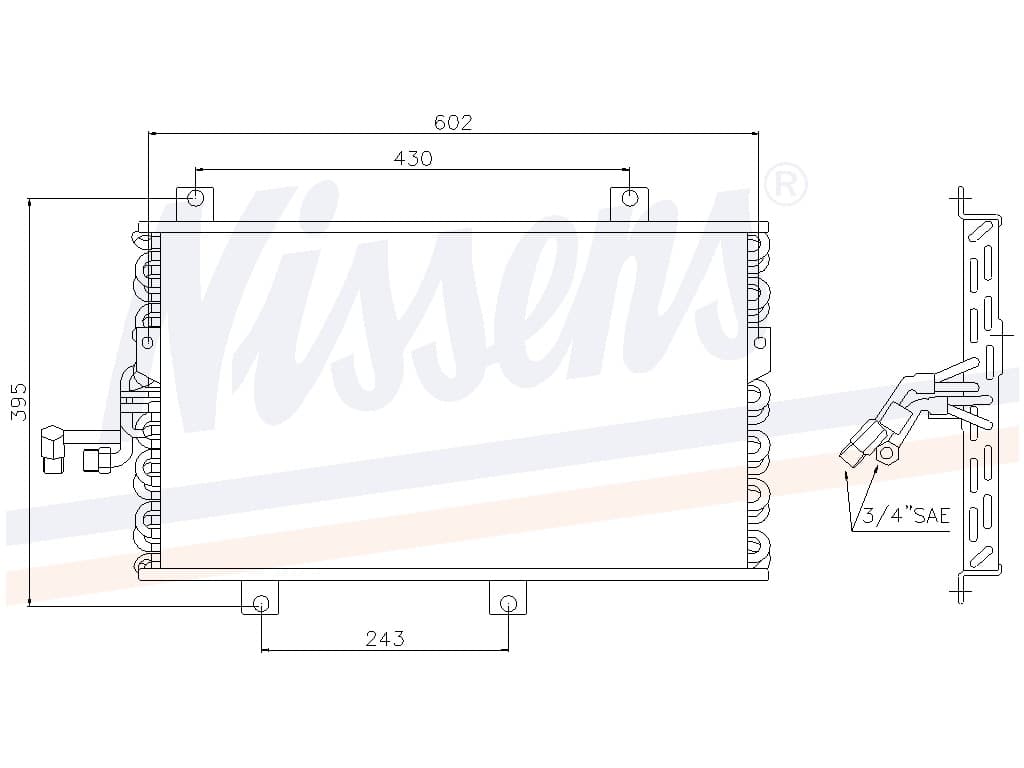 Kondensor Alfa 155 2,0TD 02/93-09/98 från Galwin