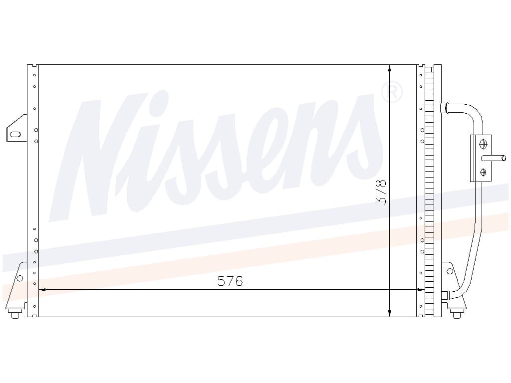 Kondensor Chrysler Lebaron alla mod. från Galwin