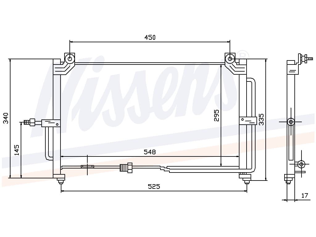 Kondensor Daewoo Matiz alla mod. Man/Aut. 07/98- från Galwin