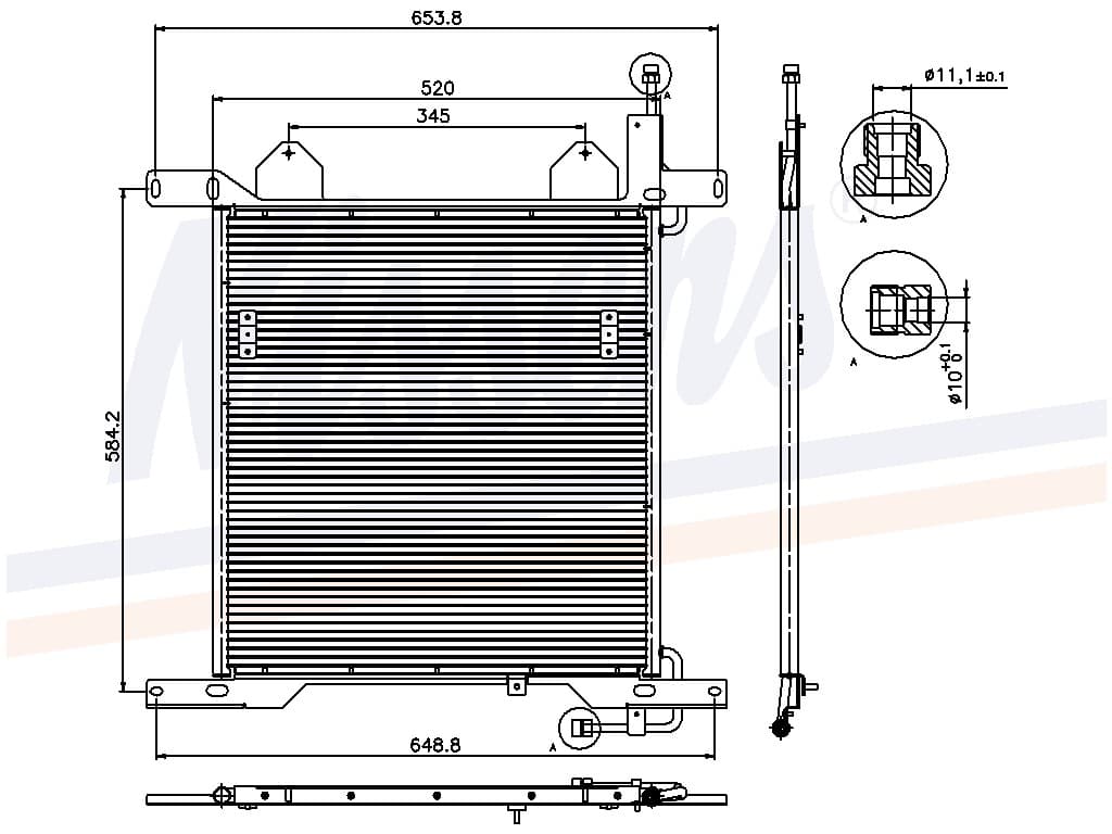 kondensor DAF 95 XF alla mod. 96-
