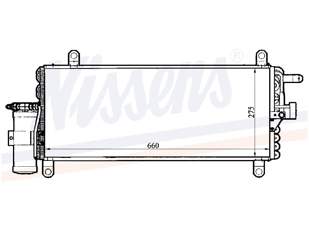 Kondensor Fiat Punto 55/75/90 06/93-08/99 från Galwin