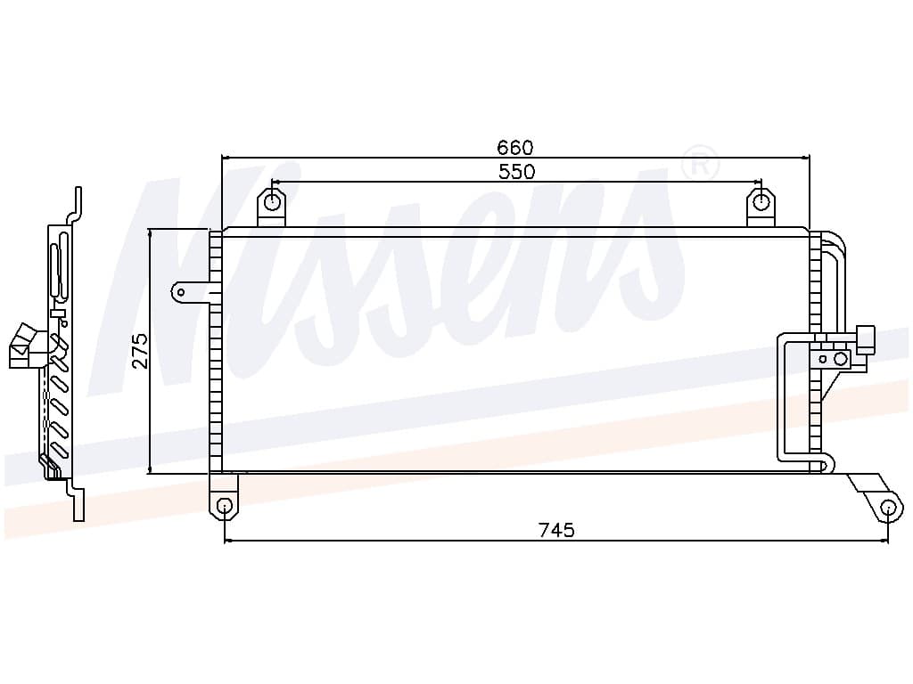 Kondensor Fiat Punto D/TD 06/93-08/99 från Galwin