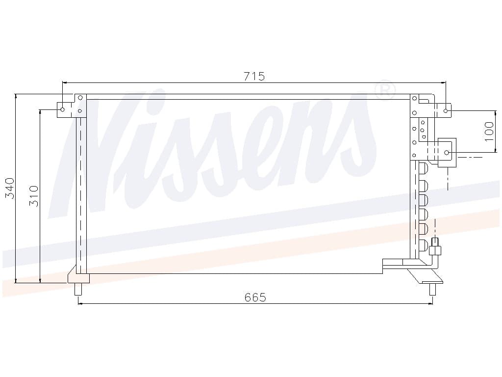 Kondensor Honda Accord CA alla mod.09/85-12/89 från Galwin