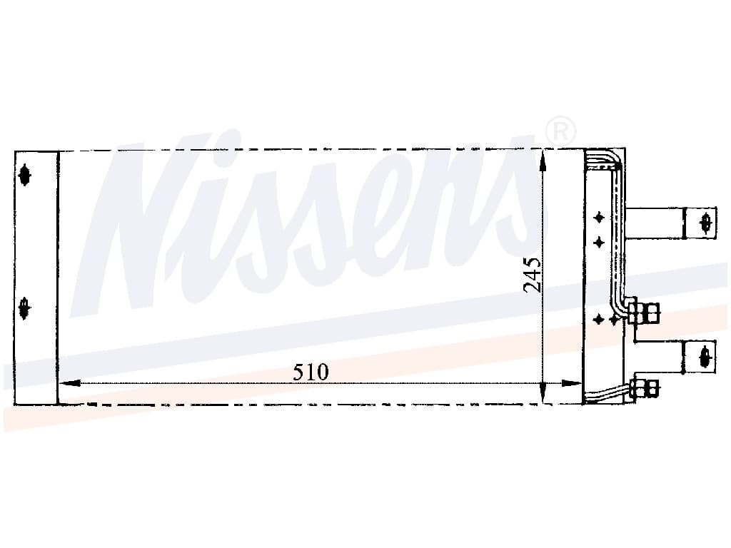 Kondensor Lancia Prisma 1,9D/TD 05/84-04/89 från Galwin