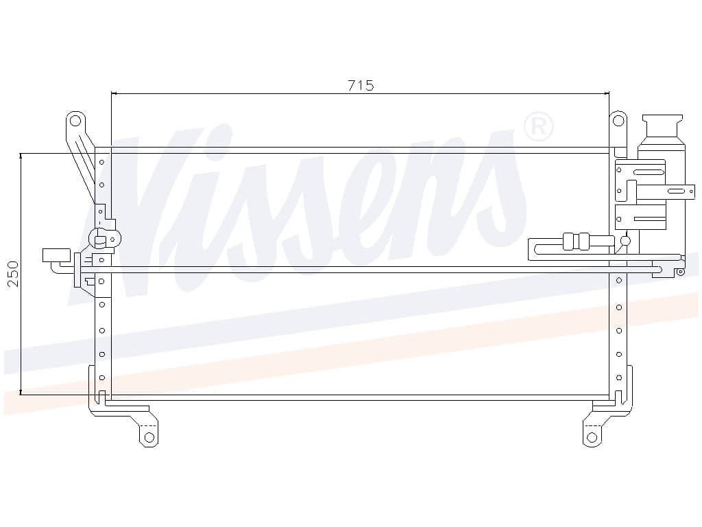 Kondensor Lancia Y 1,4 12V 01/96- från Galwin