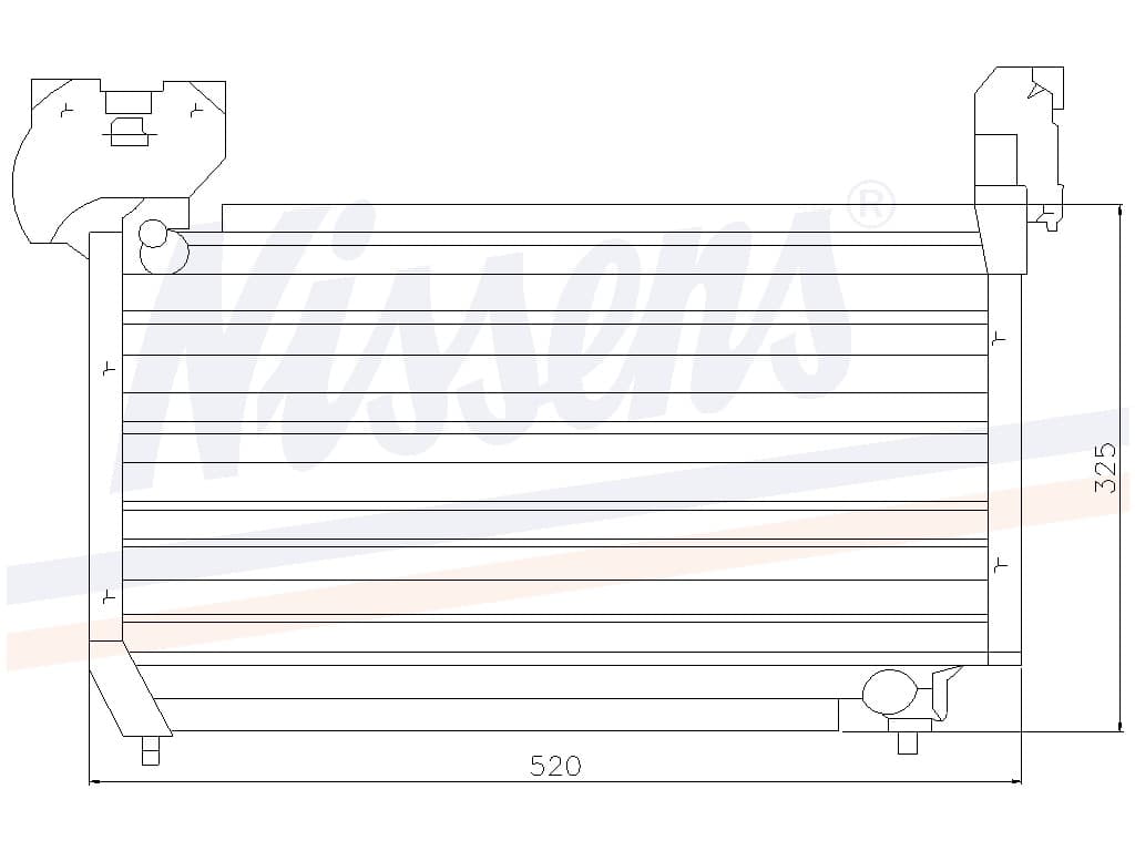 Kondensor Mazda 626 GC alla mod. 12/82-06/87 från Galwin