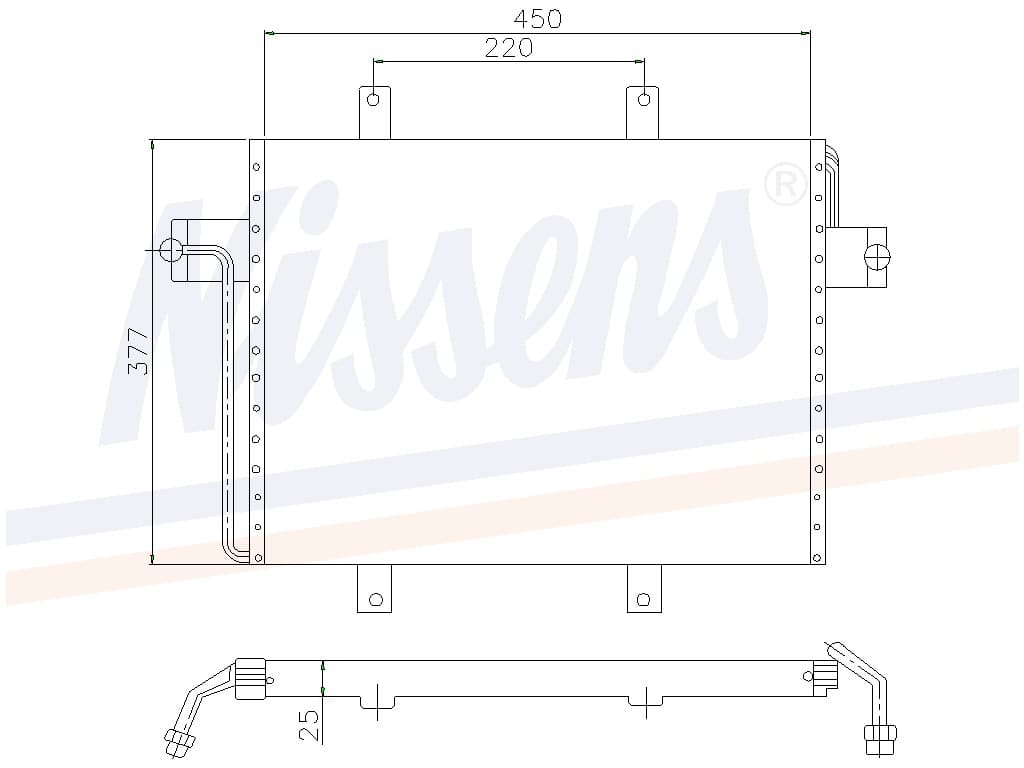 Kondensor Renault R19 GTX/TXE/1,8I RN/RT/1,9TD Man/aut. från Galwin