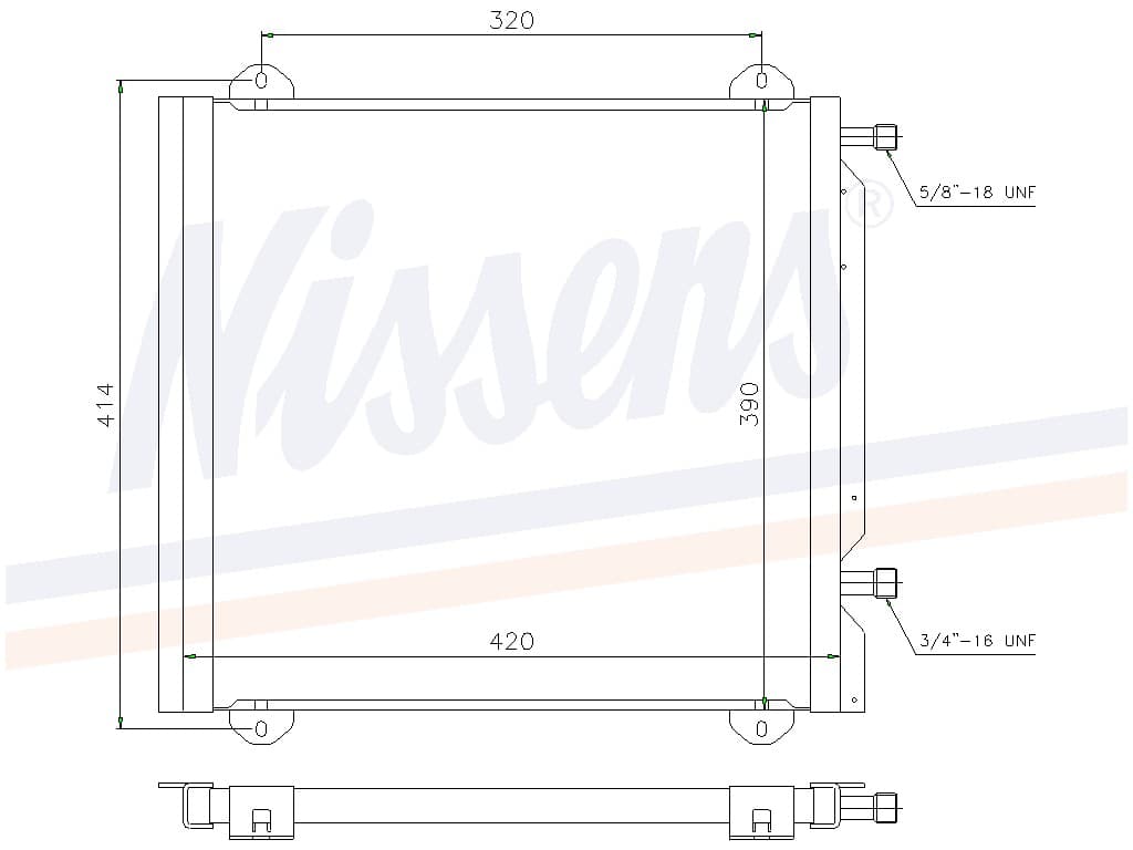 Kondensor Renault Twingo 1,2I Man/aut. 07/96- från Galwin