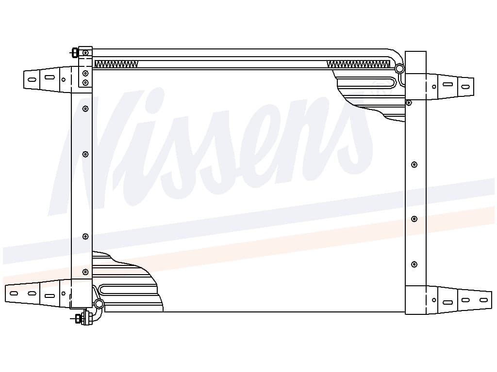 Kondensor Scania G alla mod. 01/81- från Galwin