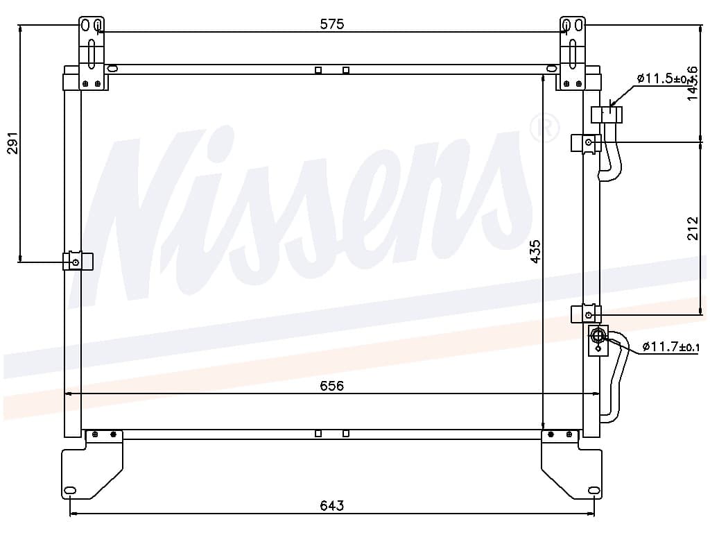 Kondensor Ssang Yong från Galwin
