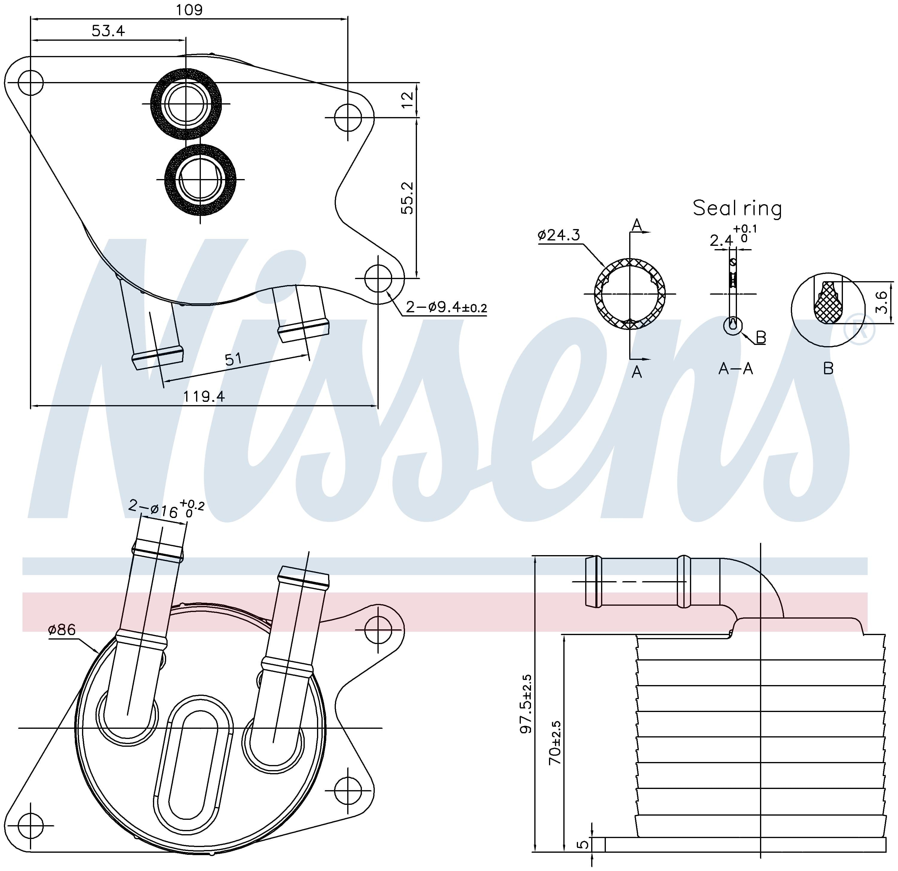Oljekylare automatlåda, BMW, Mini från Galwin