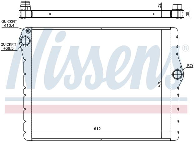 Kylare alu, BMW från Galwin