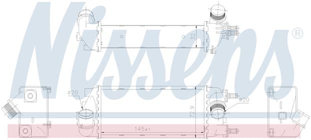 Laddluftkylare, Fiat från Galwin