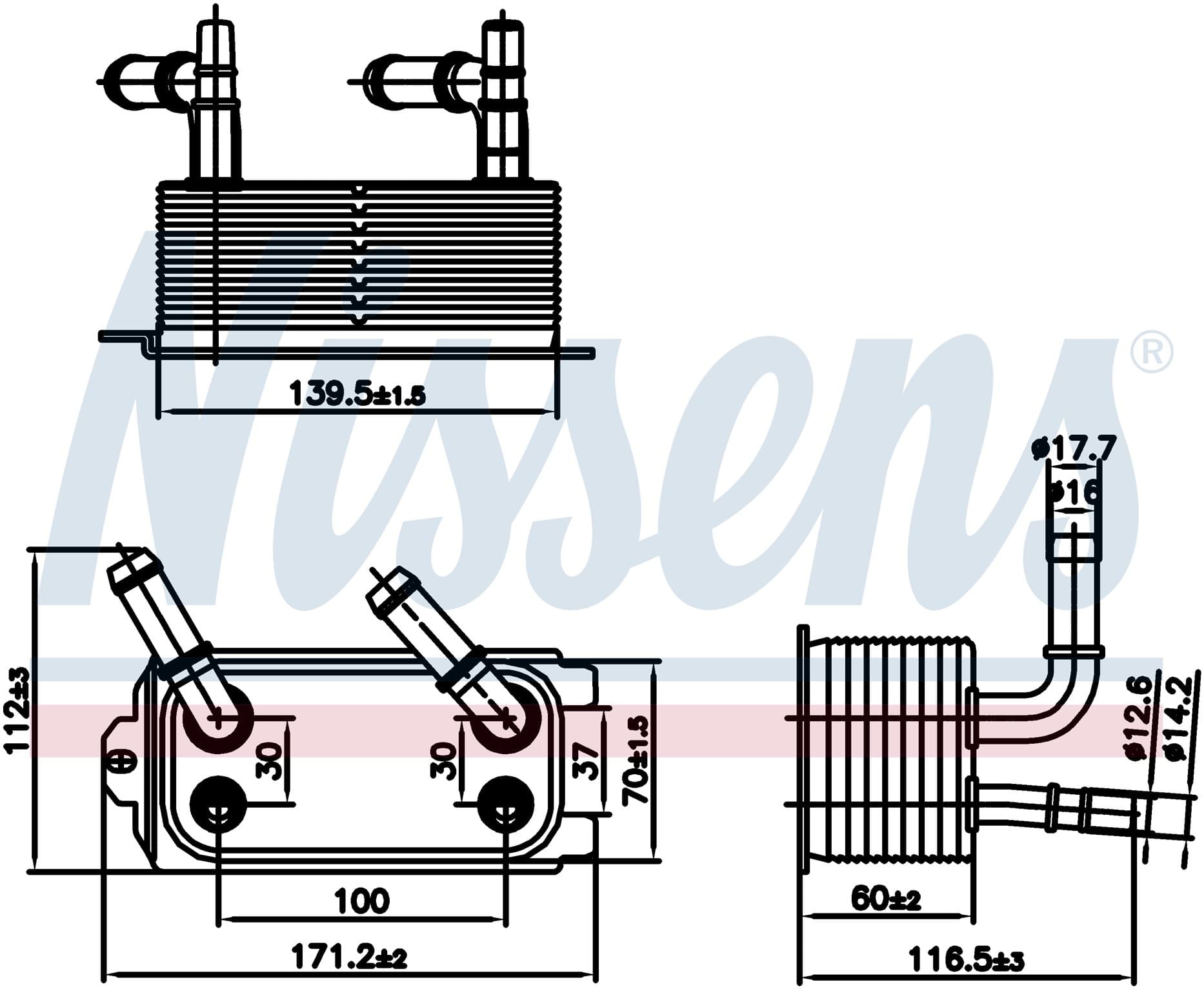 Oljekylare, 6-stegs automatlåda från Galwin