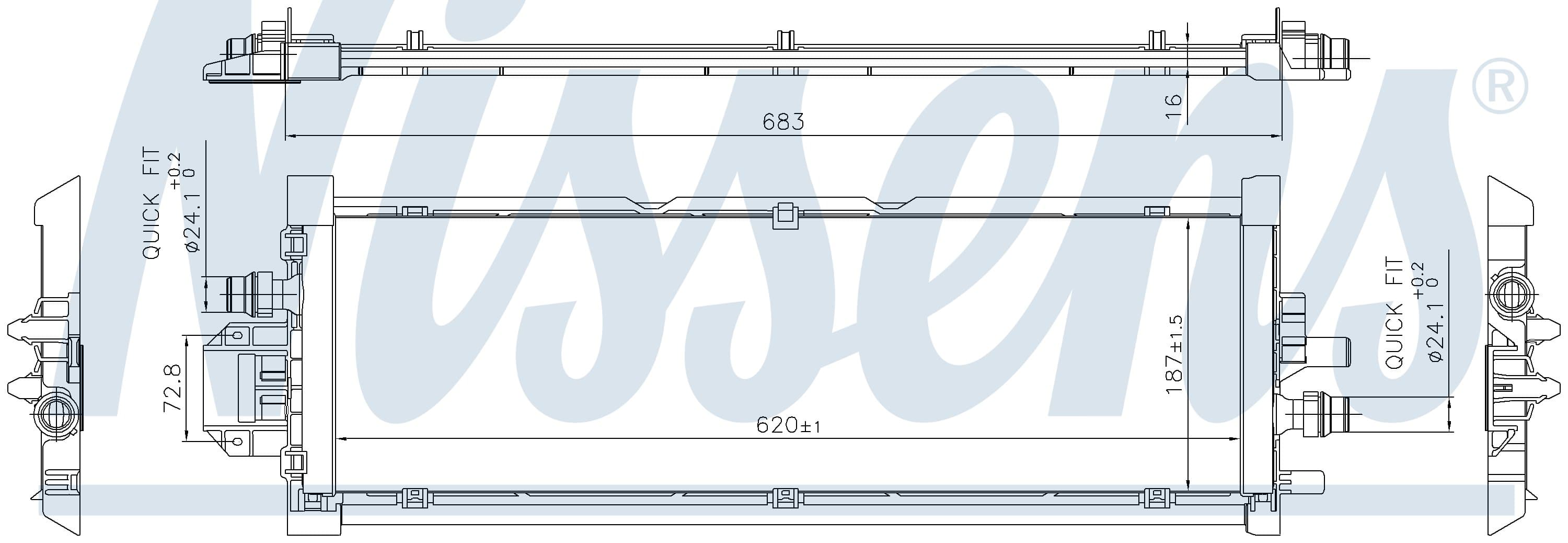 Kylare batterikylning, Tesla från Galwin