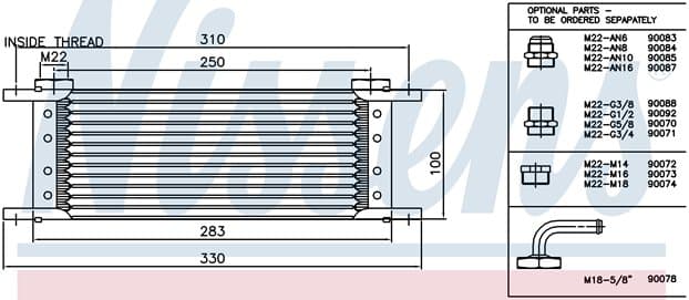Oljekylare, Volvo från Galwin