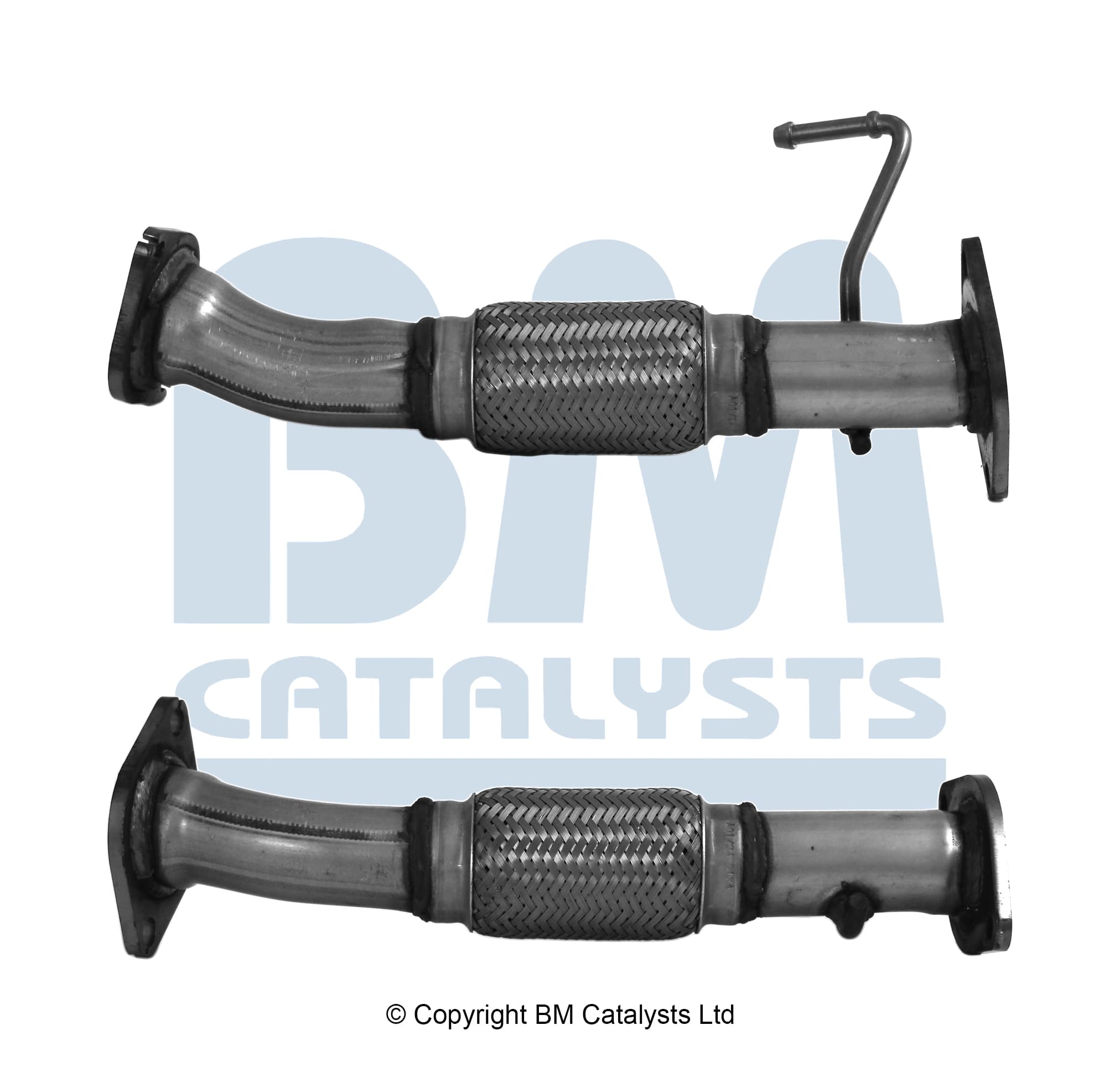 Mellanrör avgas, fram, inkl montsats — Framaxel från Galwin