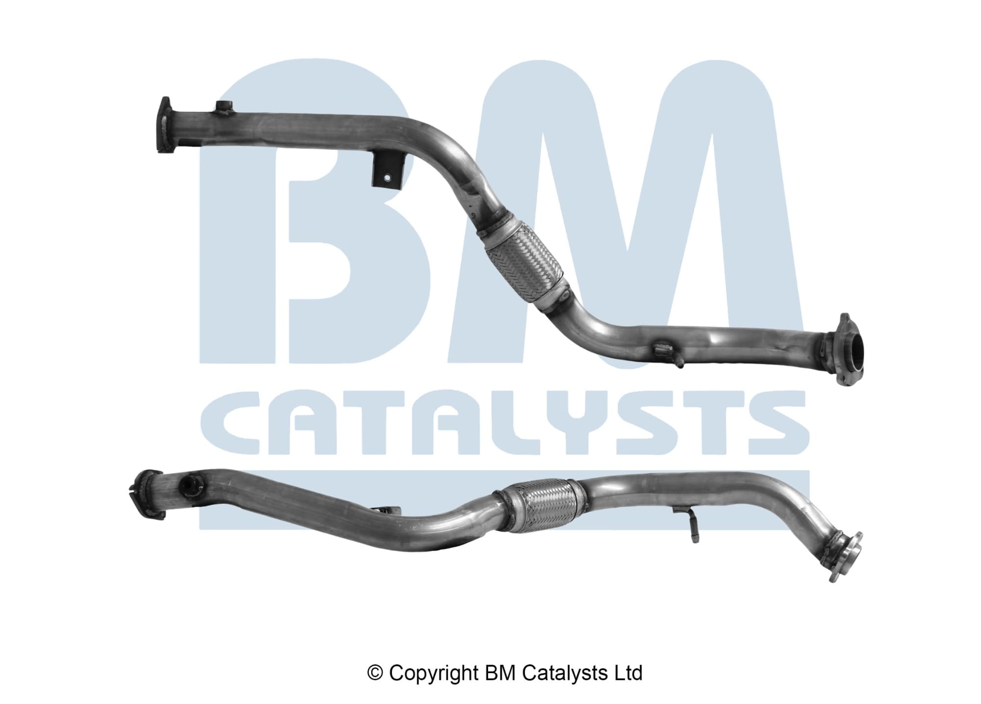 Mellanrör avgas, inkl montsats