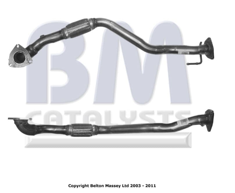 Mellanrör fram avgas