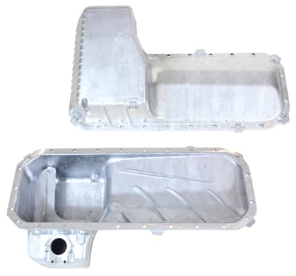 Oljetråg alu med hål för givare. 320i/323i/325i från Galwin