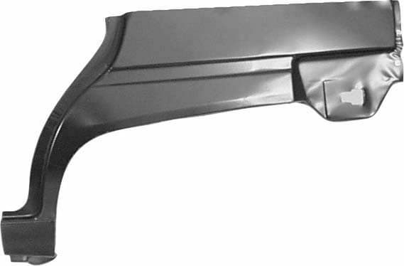 Skärmkant bak 4 drs — Bakaxel från Galwin