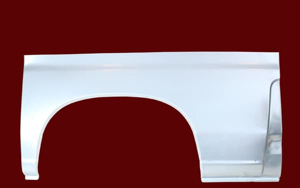 Bakskärm nedre del, kort modell