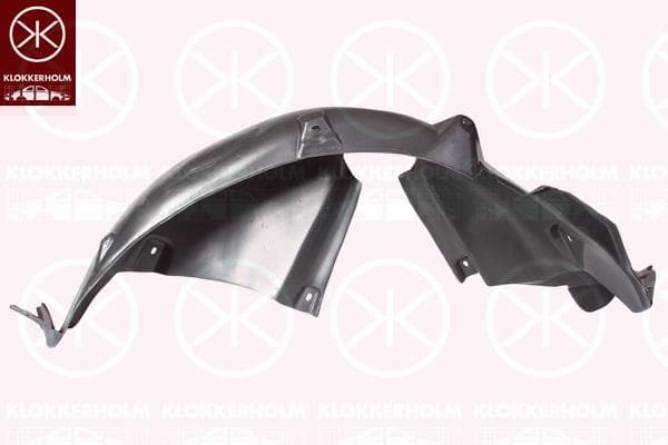 Innerskärm bak hö, med ljuddämpande material — Bakaxel, höger från Galwin