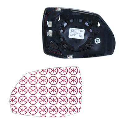 Spegelglas vä värme, autoavbländning — Vänster