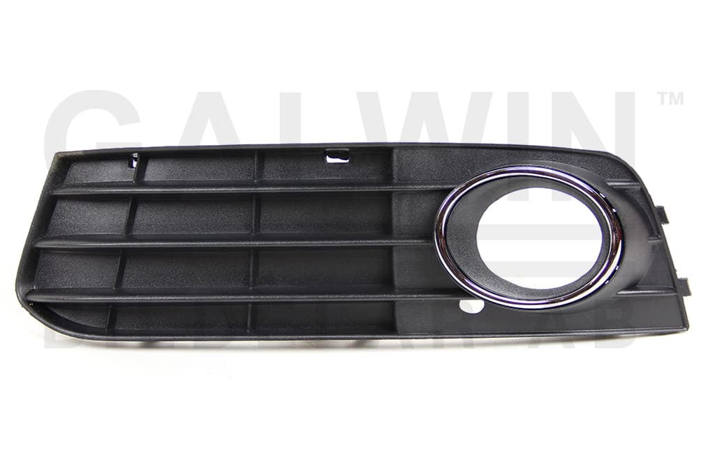 Galler för stötfångare vä kromlist med hål för dimljus