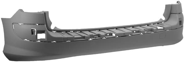 Stötfångare bak, för lackering 08/2005- — Bakaxel från Galwin