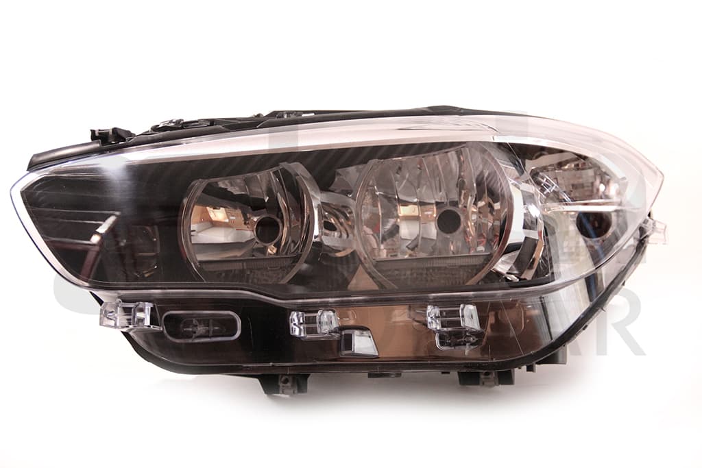 Strålkastare vä H7/H7/LED, inkl motor från Galwin
