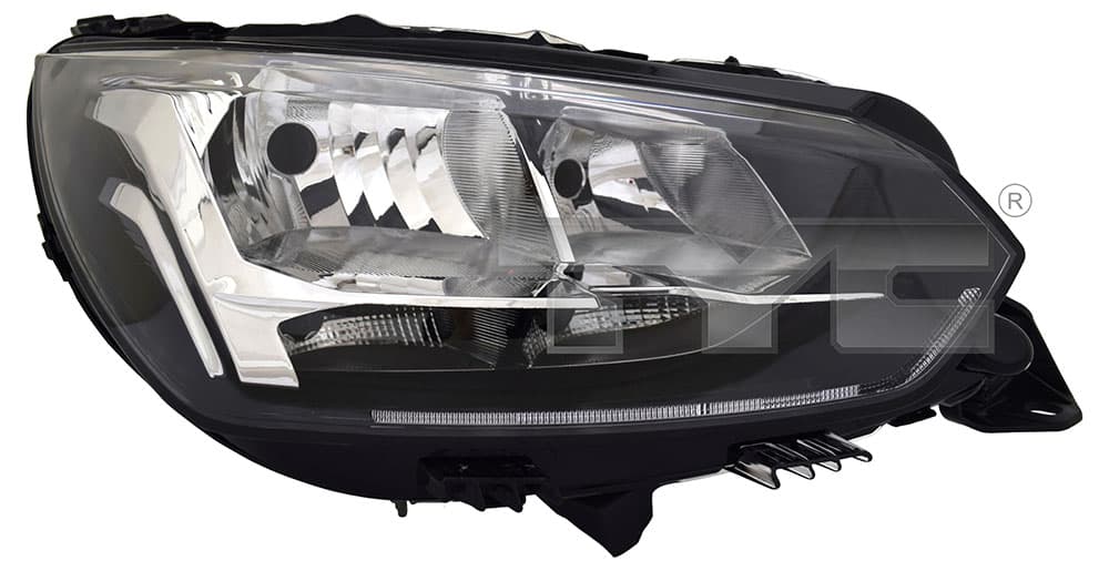 Strålkastare vä, H18/H9/W21/5W, med varselljus, inkl motor från Galwin