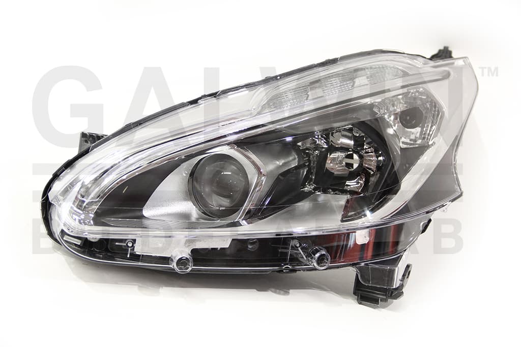 Strålkastare vä, H7/H7/LED, exkl justermotor från Galwin