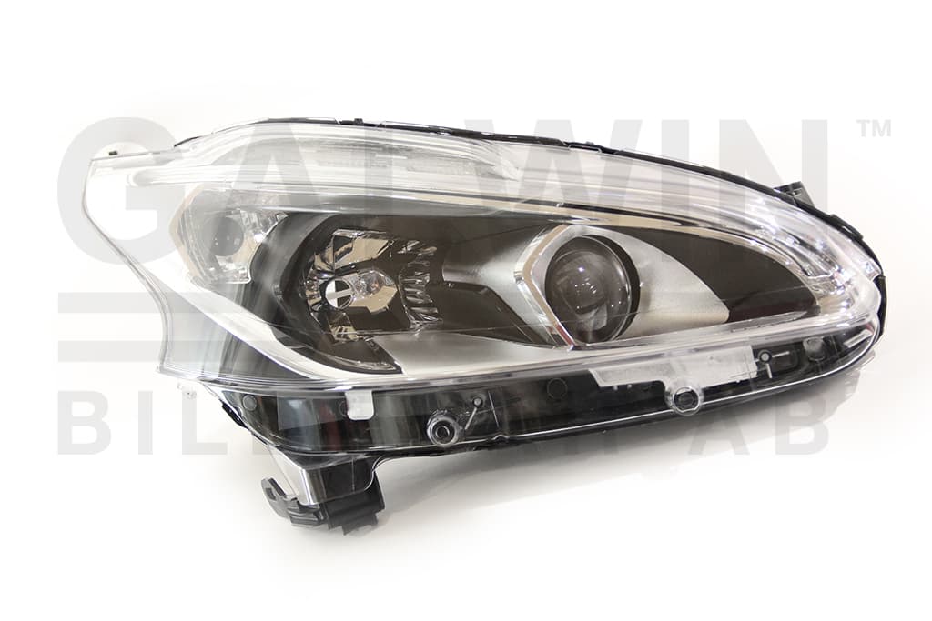 Strålkastare hö, H7/H7/LED, exkl justermotor från Galwin