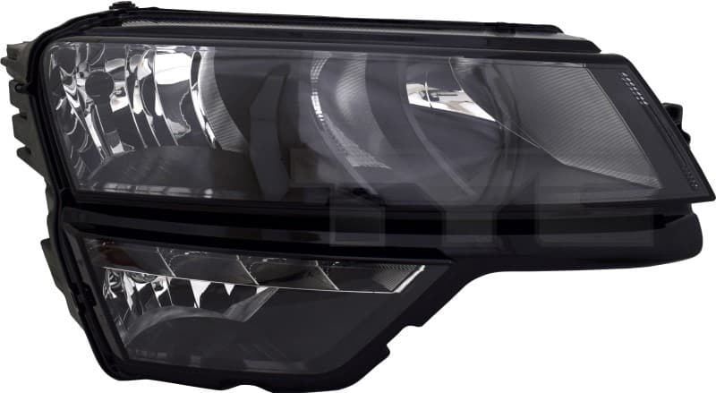 Strålkastare hö, H7/H7/LED, inkl motor från Galwin