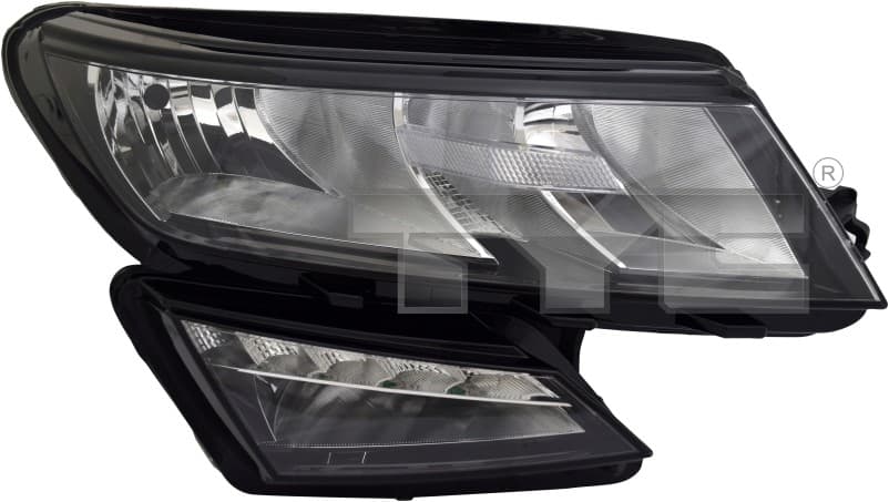 Strålkastare hö H7/H7/LED, inkl motor från Galwin
