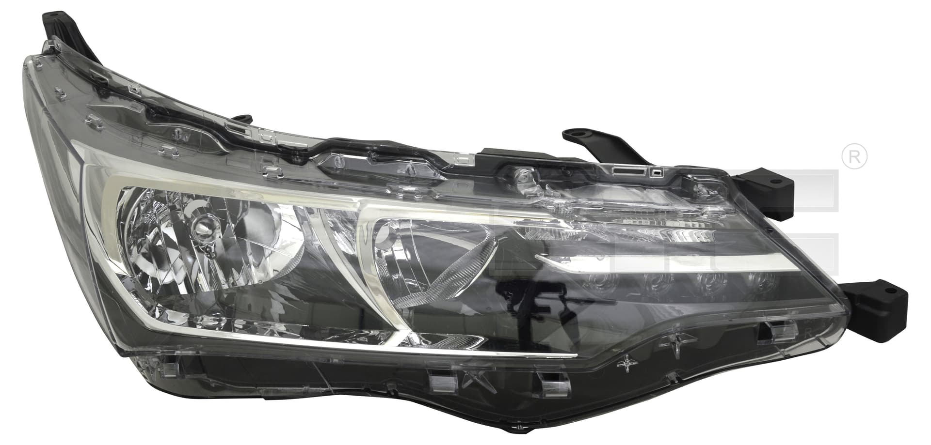 Strålkastare hö, HB3/H11/LED, inkl motor, 06/2016-05/2019 Corolla från Galwin