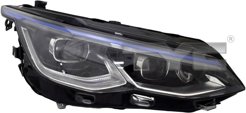 Strålkastare vä, Matrix-LED, blå från Galwin