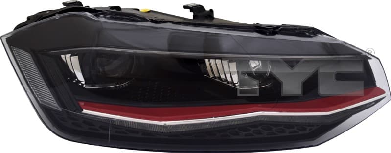 Strålkastare LED vä, GTI exkl styrenheter, inkl motor från Galwin
