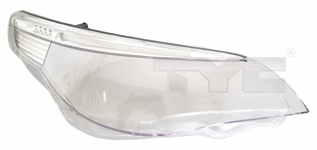 Strålkastarglas vä, för halogenstrålkastare, -03/2007 skall limmas från Galwin