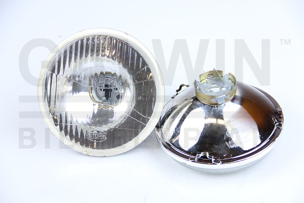 Strålkastarinsats halvljus H1* rund 146 mm(5 3/4") från Galwin