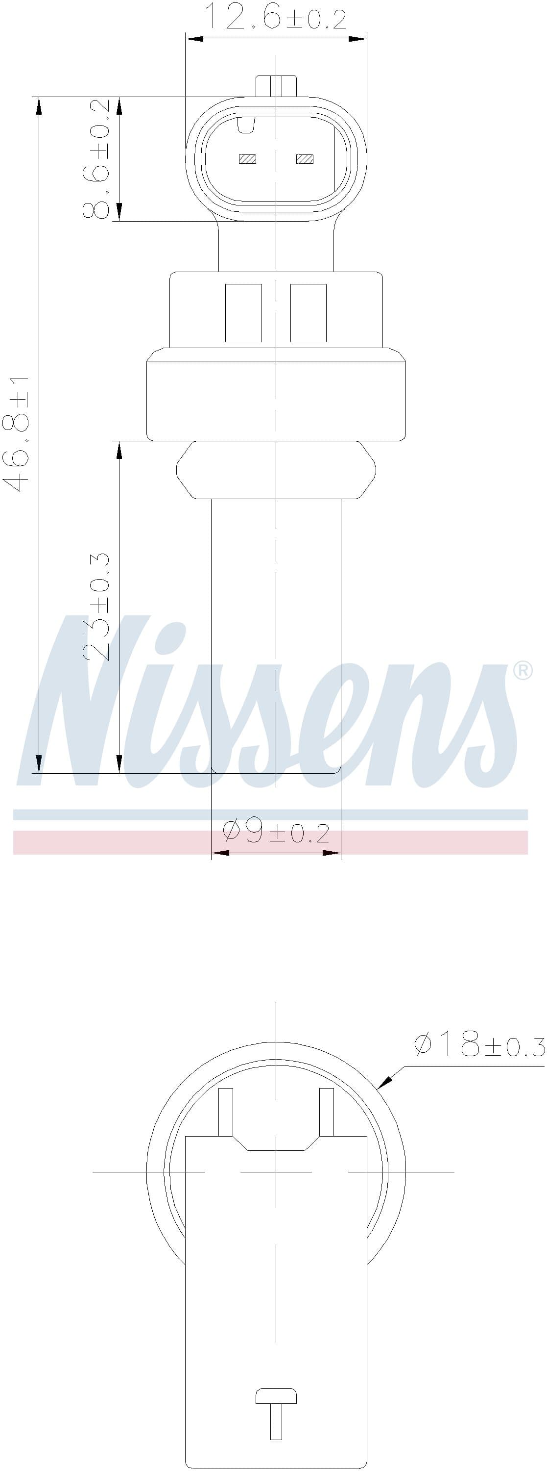 Temperaturgivare kylsystem, Opel