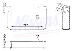 Värmepaket VW Jetta I 05/74-02/84 för AC från Galwin
