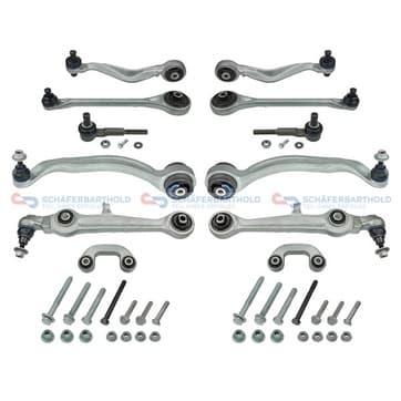 Länkarmsats, hjulupphängning, Framaxel vänster — Framaxel vänster från Autofrance