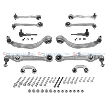 Länkarmsats, hjulupphängning, Framaxel vänster från Autofrance