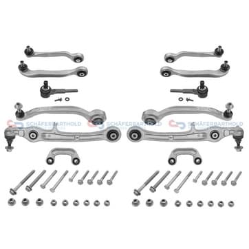 Länkarmsats, hjulupphängning, Framaxel vänster från Autofrance