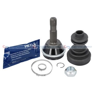 Knutsats, drivaxel, På hjulsidan från Autofrance