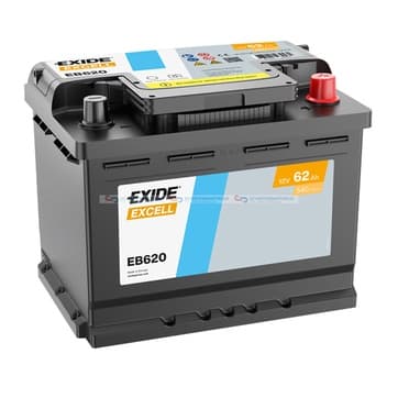 Startbatteri 62Ah 540A från Autofrance