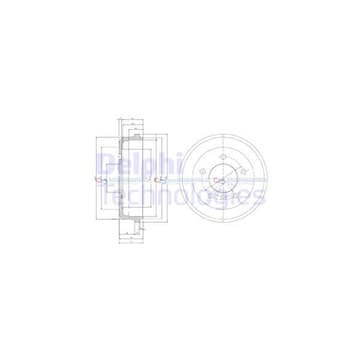 Bromstrumma 43 5 Ø-266mm från Autofrance