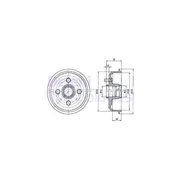 Bromstrumma 44 4 Ø-216mm från Autofrance